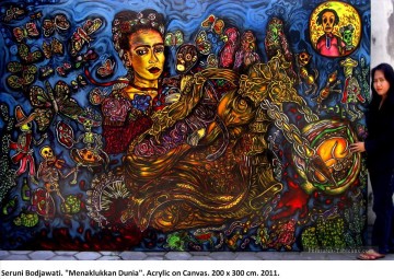 Frida Kahlo œuvres - Frida par Seruni Bodjawati féminisme Frida Kahlo